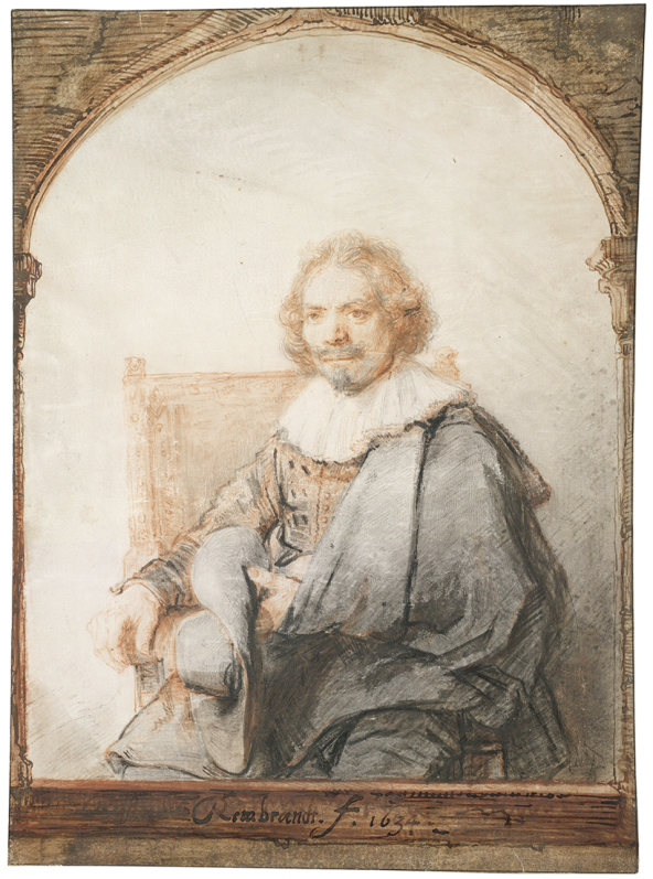 Rembrandt, Portrait of Willem van der Pluym