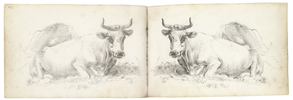 Nicolaes Berchem, Resting Cow