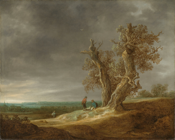 Jan van Goyen, Landscape with Two Oaks