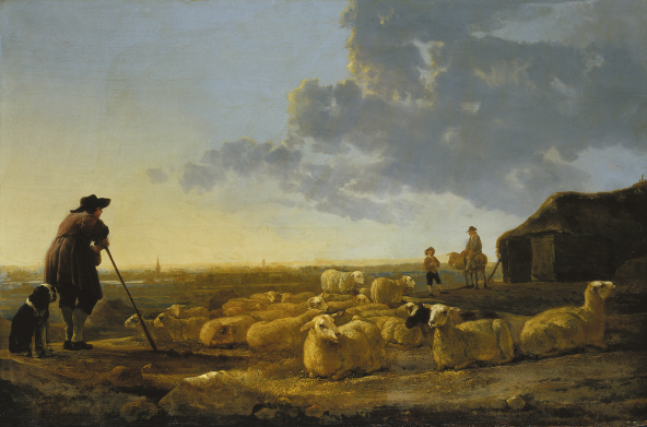 Aelbert Cuyp, Flock of Sheep in a Pasture