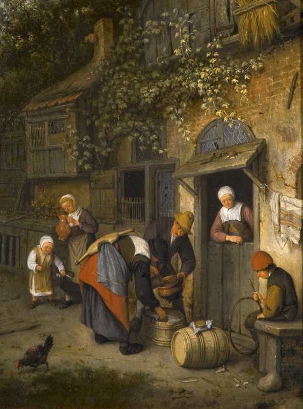 Cornelis Dusart, The Milk Seller