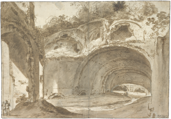 Bartholomeus Breenbergh, Roman Ruins in Tivoli