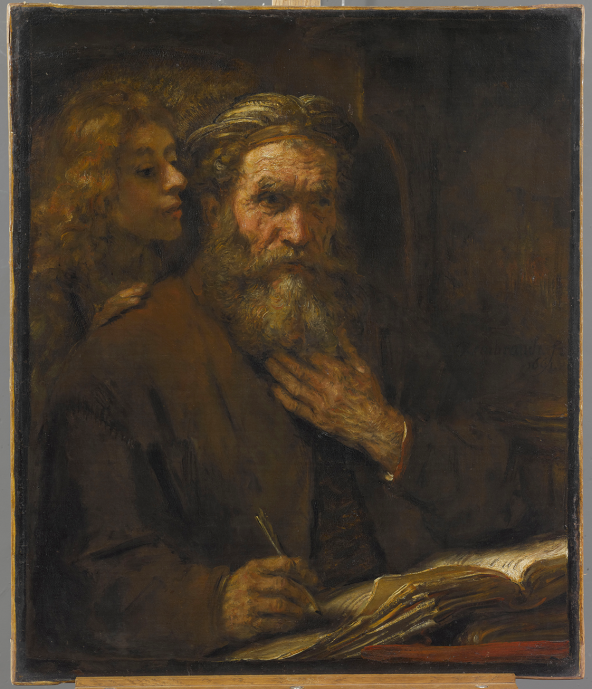 Rembrandt, St. Matthew and the Angel
