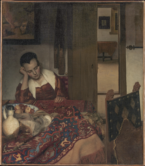 Johannes Vermeer, A Maid Asleep