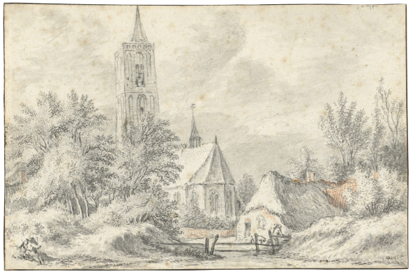 Guillam Du Bois, View of the Church at Soest